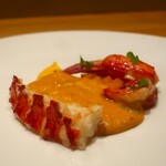 フィエルテ - ブルターニュ産 オマールブルー/北海道産 雲丹アップ