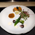 京橋 鉄板焼き 神戸牛 Sublime - サーモン