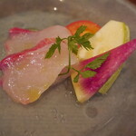 ラ スピーゴラ - カンパチカルパッチョ