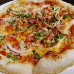 レストランにし川 - ミックスピザ1250円