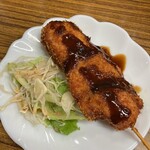 立呑み処 入部酒店 - 豚ヒレ串カツ