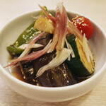 トンテキ食堂8 - 焼き浸し夏バージョン(450円)