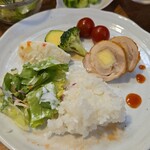 キッチン ブルー グローブ - みたびワンプレート