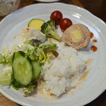 キッチン ブルー グローブ - 最後のワンプレート