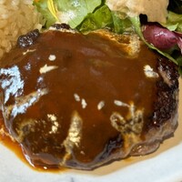 ビストロ ハマイフ - 鹿肉のハンバーグステーキアップ