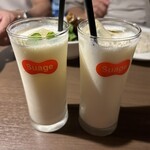 スープカリー スアゲ プラス - ラフランスラッシー　450円　プレーンラッシー　400円