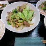 中国菜 香味 - 牛肉と青菜のオイスターソース炒め