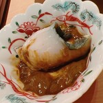 すが弥 - 活黒鮑と肝ソース