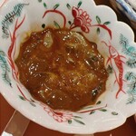 すが弥 - 黒鮑の活の肝ソース