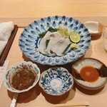 すが弥 - 三種の薬味でいただきました