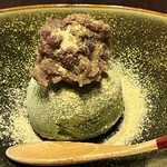 やす多” - 抹茶の氷菓子
