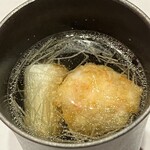 やす多” - 海老真薯の小吸い物