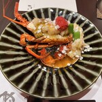 やす多” - 伊勢海老の甘酢かけ