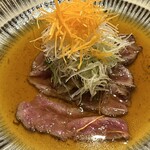 やす多” - 和牛ロースの薄切り