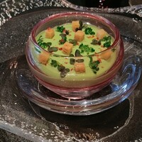 ラ ターブル ドゥ ジョエル・ロブション - ずわい蟹とブロッコリーのムース