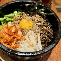 焼肉 スタミナ苑 - 石焼きビビンバランチ(924円)