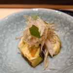 鮨 詠心 - 泉州の水茄子の味噌和え