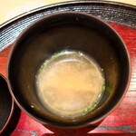 鮨 詠心 - 味噌汁