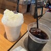 櫻丸珈琲 - かき氷の「あずきミルク」、「アイスコーヒー」