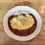 Cafeわっく - ハヤシライス(とろとろ玉子トッピング、ご飯少なめ)