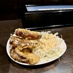 尼龍 - チャーシュー天ぷらハーフ 300円