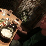 はかた地どり 福栄組合 - JIROCK氏は美味酢仕立てチキン南蛮膳をオーダーです