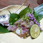 閑祥庵 禅紫 - 鯵のたたき