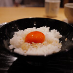 富小路 やま岸 - ◉長野 コシヒカリ と米原卵のTKGごはん