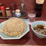 園春 - チャーハン大盛り¥600+¥100