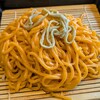松本屋 - 柿ざるうどん　見た目も柿をイメージ？