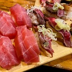 すし楽 - まぐろ
肉たたき
たこ