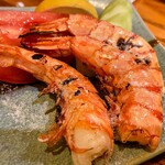 すし楽 - えびの塩焼き 582円