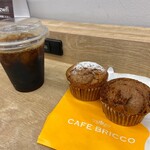 CAFE BRICCO - フォンダン左とチョコクランチ右
