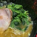 ラーメン 厚木家 - 青菜はミックス。