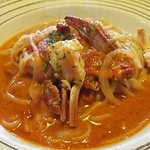 パスタ・アルデンティーノ - 渡り蟹のトマトクリームパスタ