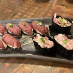 裏なんば 肉寿司 - 