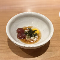 築地青空三代目 本店 - 鮪の山かけ