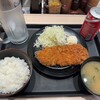 松のや - 得朝ロースかつ定食、コカコーラ