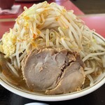 ラーメン もっけだの - 『青唐味噌ラーメンニンニク野菜マシマシ』