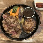 STEAK&HAMBURG HIGE - 荒挽きハンバーグ＆ハンキングテンダー(200g)