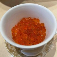 銀座 鮨 魯久 - イクラ小丼２