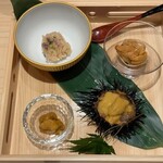 258257548 - ウニ3種食べ比べ