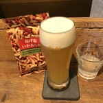 麹町いづみや しろ - ・揚げ塩いかあられ・かぶちビール しろ
