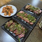 平壌苑 - 上カルビ　上ロース　上ハラミ　上ミノ