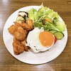 michikusa Cafe - ハンバーグ唐揚げセット