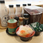 はま寿司 - 卓上調味料