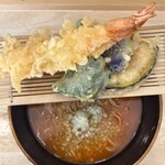 神の海老天ラーメン - 