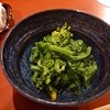 Okkon - 料理写真:お通し　菜の花のおひたし