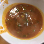 スタミナ苑 - テグタンスープ(取り分け後)