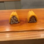 鮨竹 - 玉(しみづ流うす焼き)